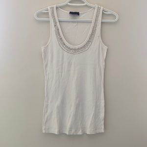 Express white tank top